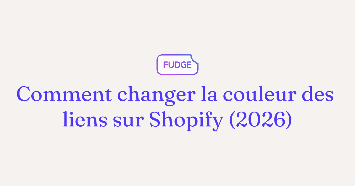 Changer la couleur des liens sur Shopify - Paramètres du thème et CSS ...