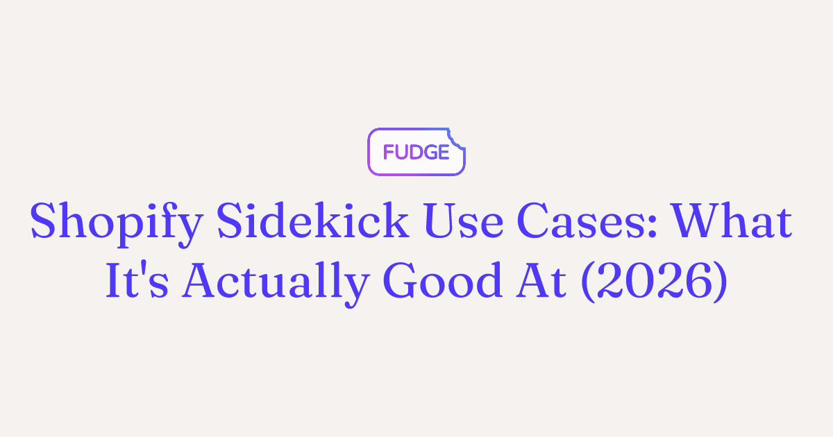 Shopify Sidekick Use Cases - What It Can Do (2026)